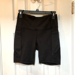 Black bike shorts